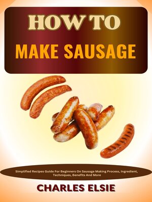 cover image of HOW TO MAKE SAUSAGE